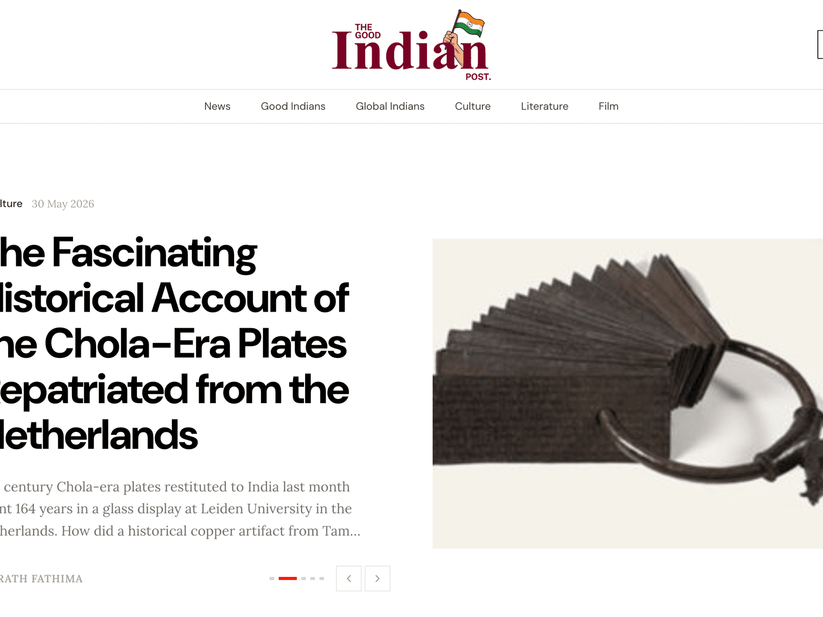 The Good Indian Post — editorial magazine
